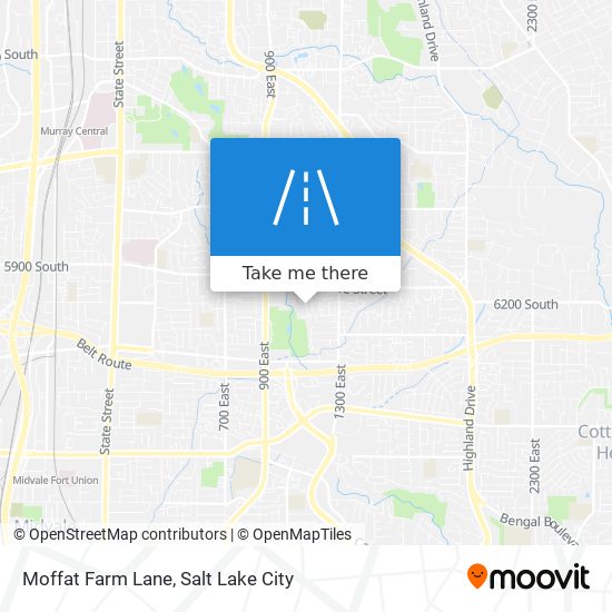 Moffat Farm Lane map