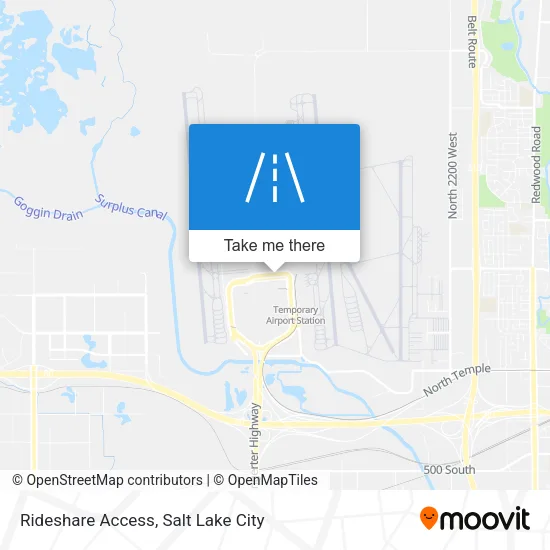 Rideshare Access map