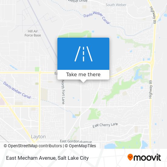 Mapa de East Mecham Avenue