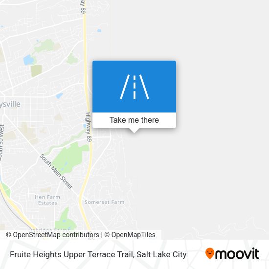 Mapa de Fruite Heights Upper Terrace Trail