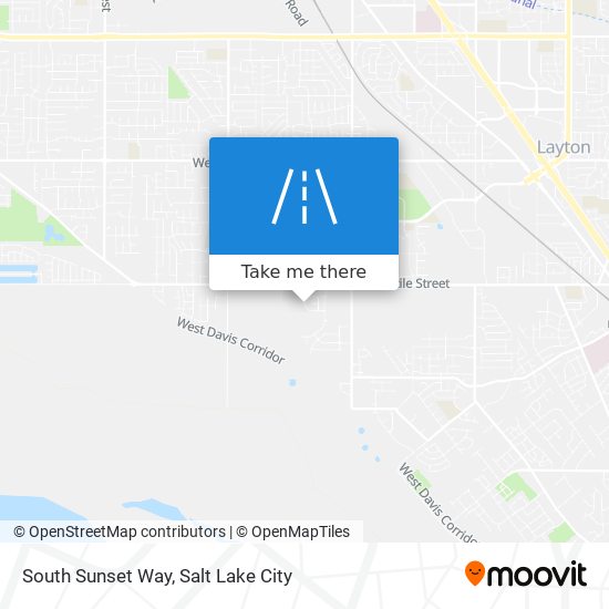 South Sunset Way map