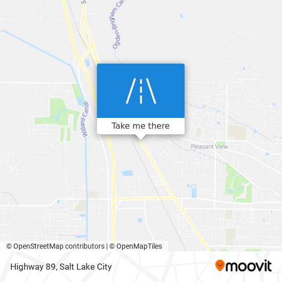 Highway 89 map