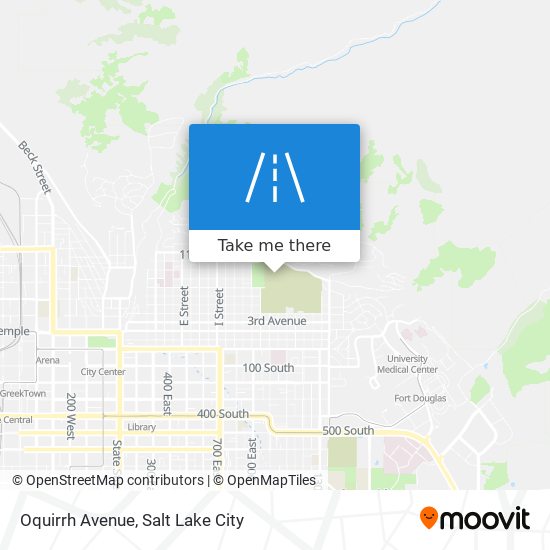 Mapa de Oquirrh Avenue