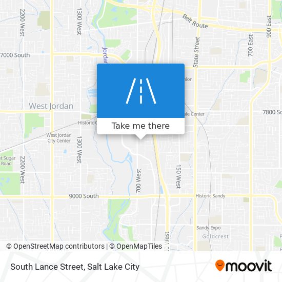 South Lance Street map