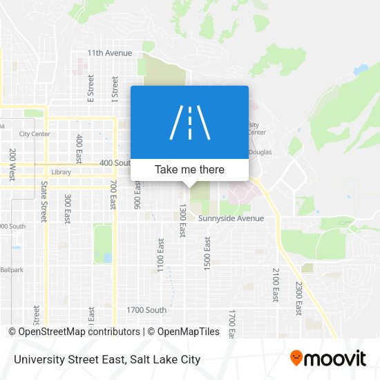 University Street East map