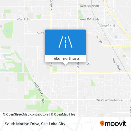 South Marilyn Drive map