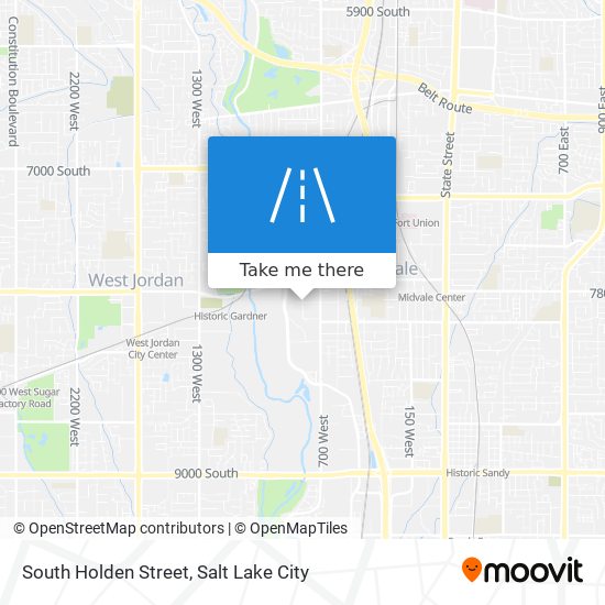 South Holden Street map