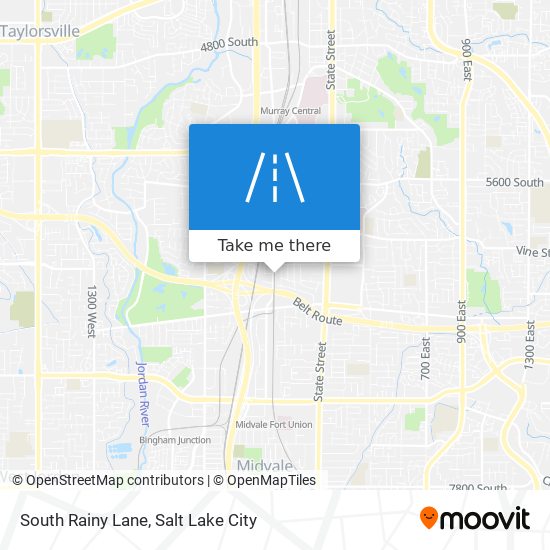 South Rainy Lane map