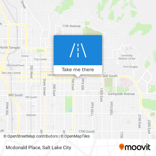 Mcdonald Place map