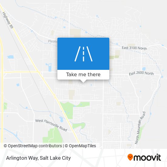 Arlington Way map