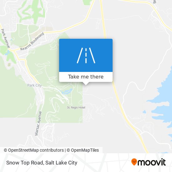 Mapa de Snow Top Road