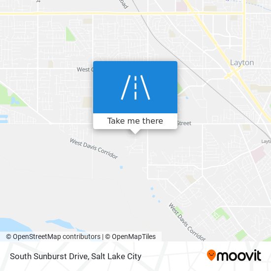 South Sunburst Drive map