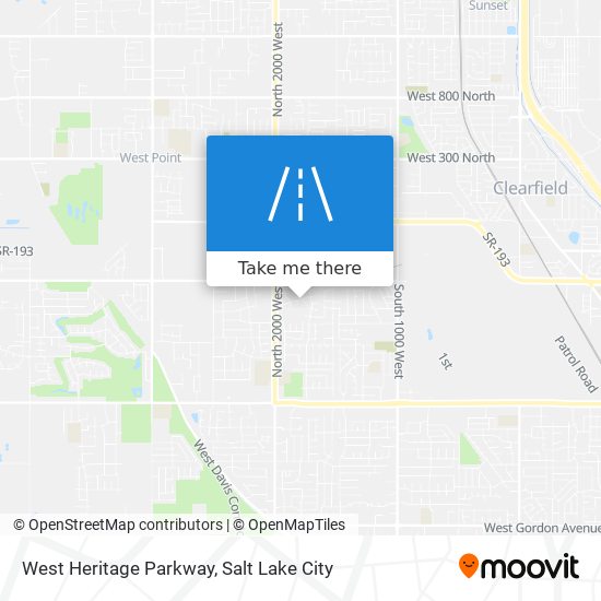 West Heritage Parkway map