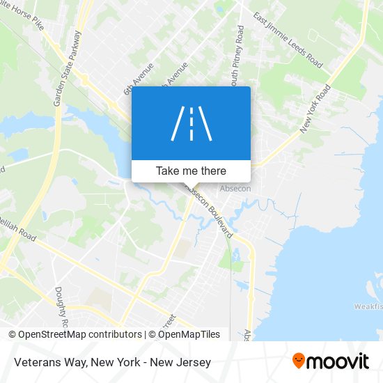 Veterans Way map