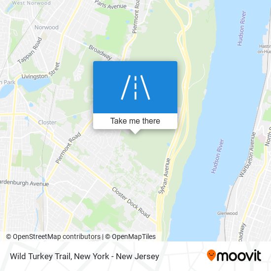 Mapa de Wild Turkey Trail