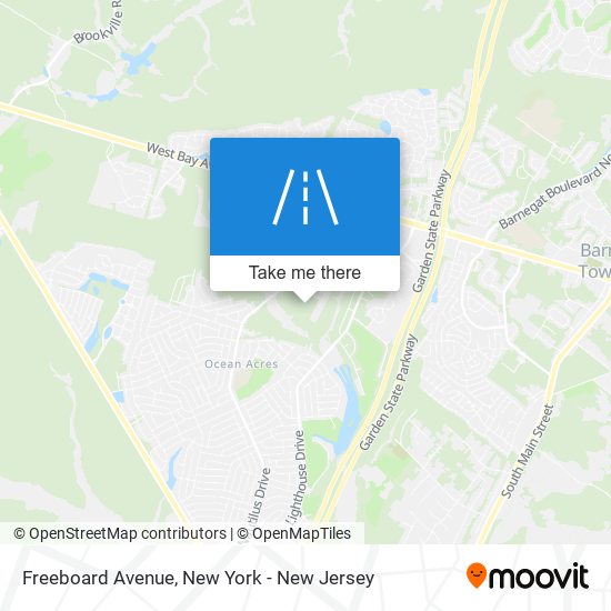 Freeboard Avenue map