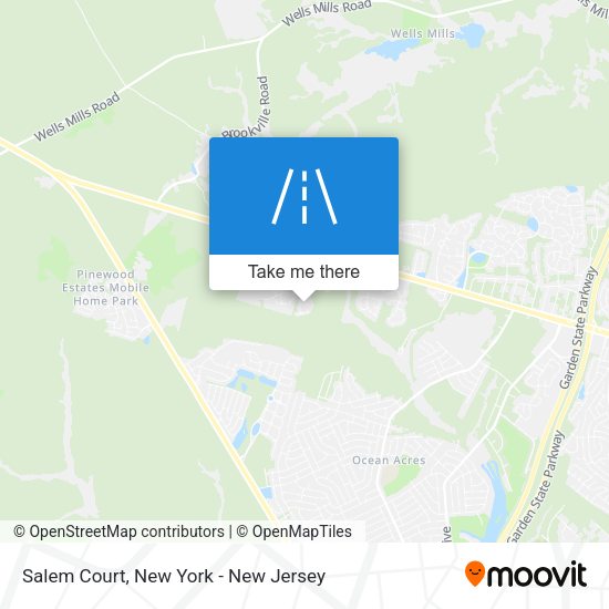 Mapa de Salem Court