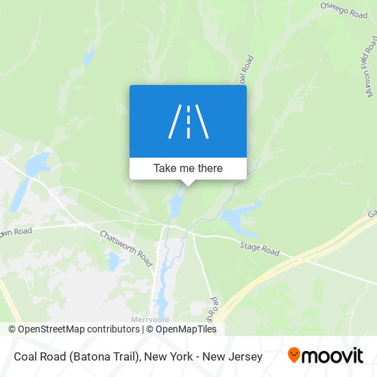 Mapa de Coal Road (Batona Trail)