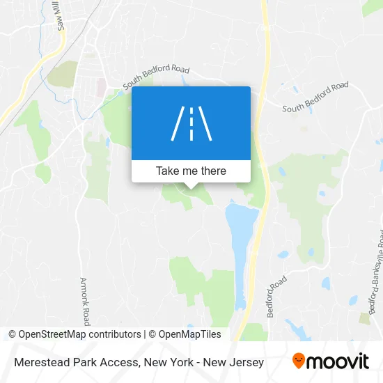 Merestead Park Access map