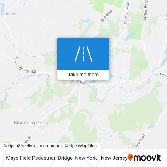 Mays Field Pedestrian Bridge map