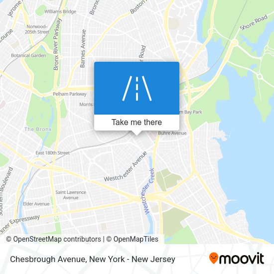 Mapa de Chesbrough Avenue