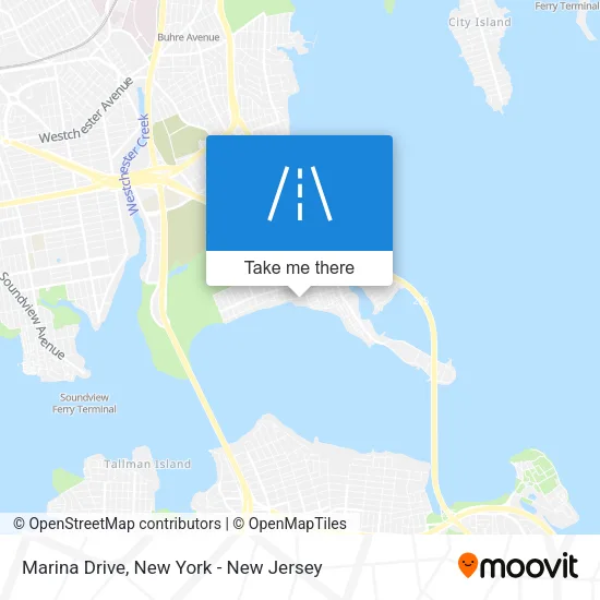 Marina Drive map