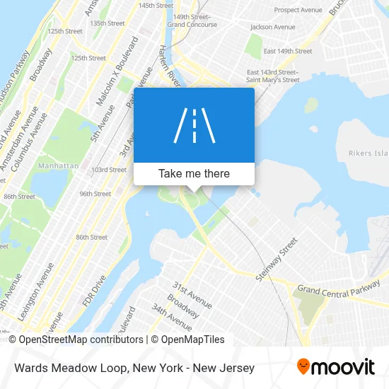 Wards Meadow Loop map