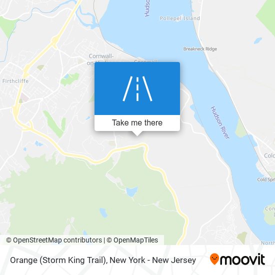 Mapa de Orange (Storm King Trail)