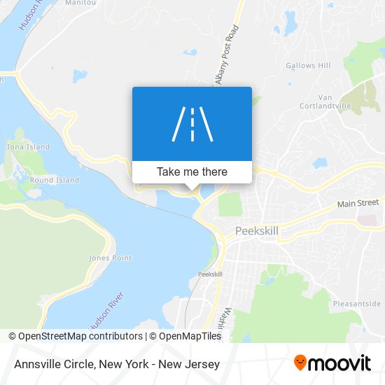Annsville Circle map