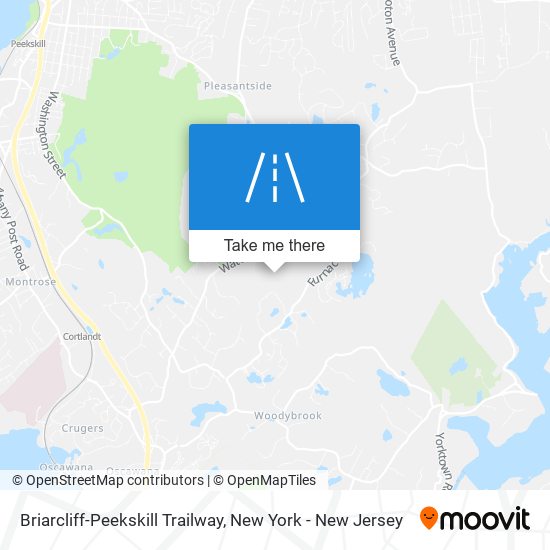 Mapa de Briarcliff-Peekskill Trailway