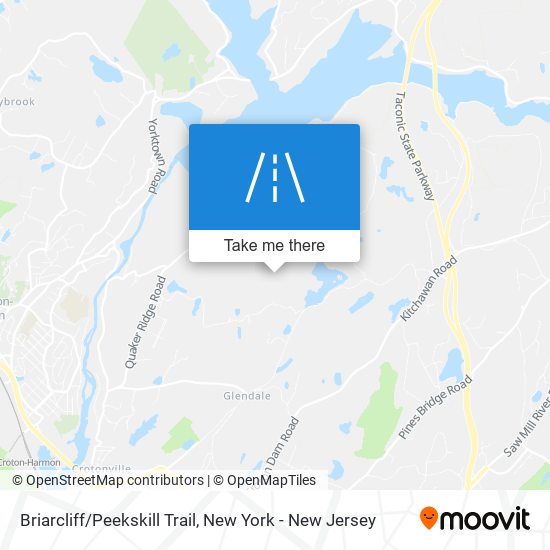Mapa de Briarcliff/Peekskill Trail
