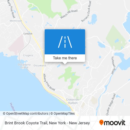 Mapa de Brint Brook Coyote Trail