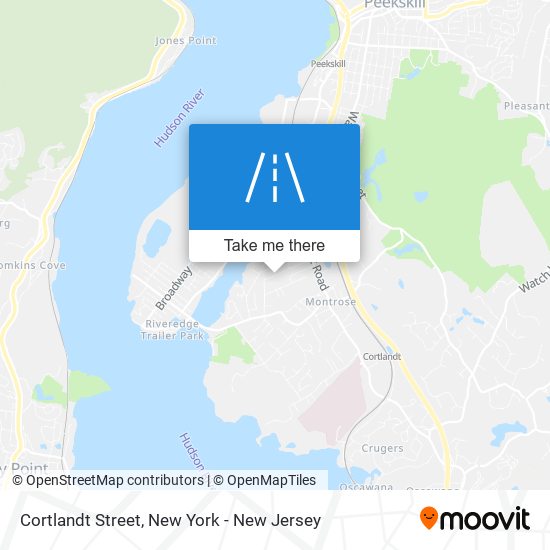 Cortlandt Street map