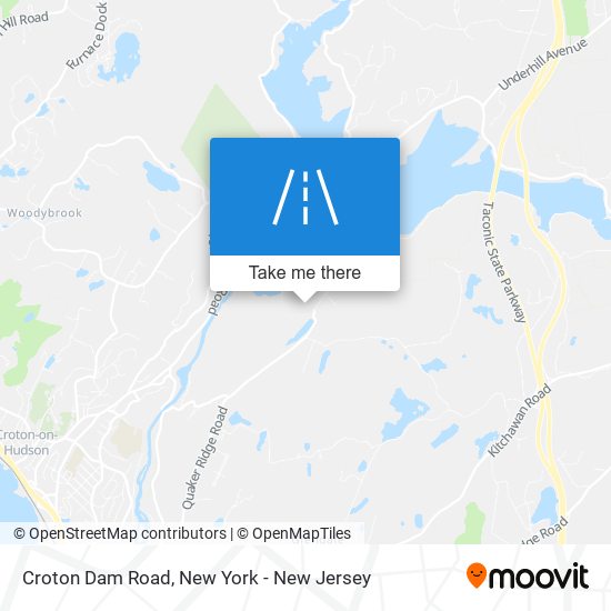 Croton Dam Road map