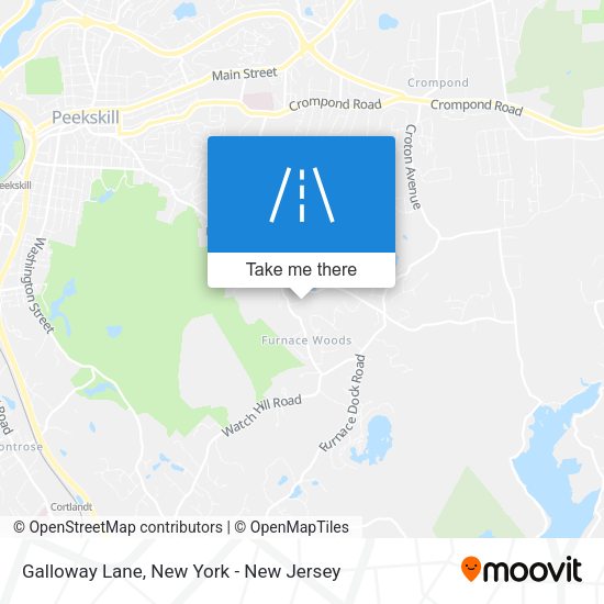 Mapa de Galloway Lane