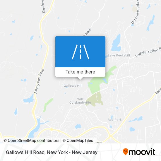 Mapa de Gallows Hill Road