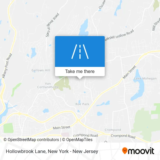 Mapa de Hollowbrook Lane