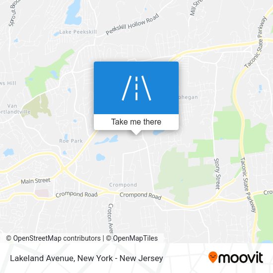 Mapa de Lakeland Avenue