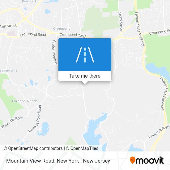 Mountain View Road map