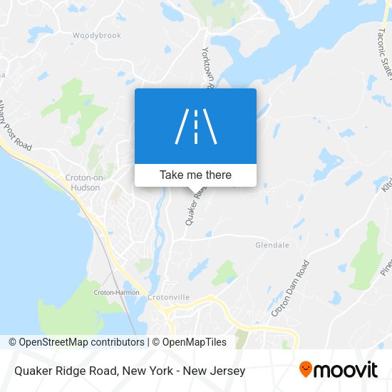 Mapa de Quaker Ridge Road