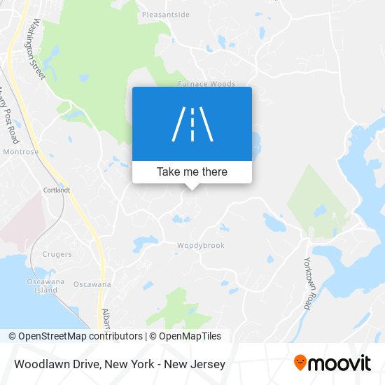 Mapa de Woodlawn Drive