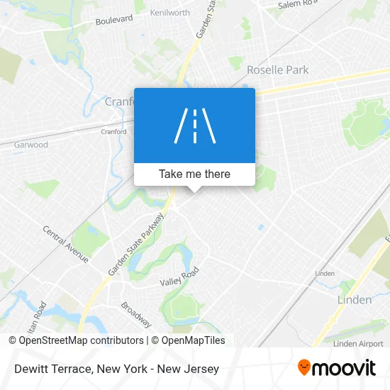 Dewitt Terrace map