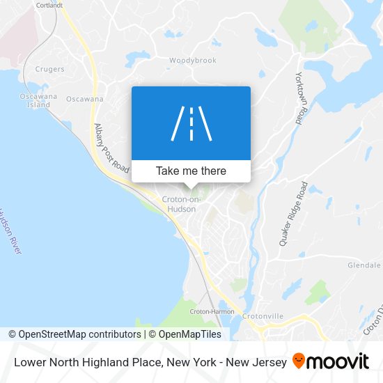 Mapa de Lower North Highland Place
