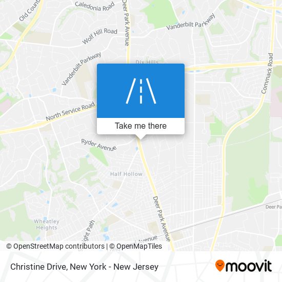 Christine Drive map