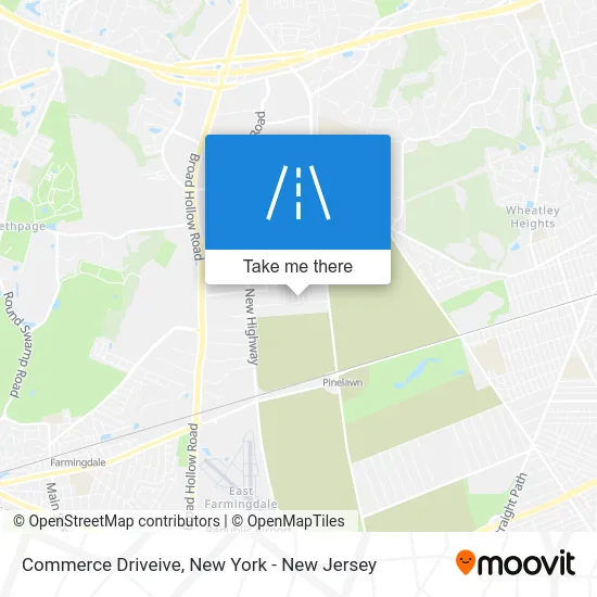 Commerce Driveive map