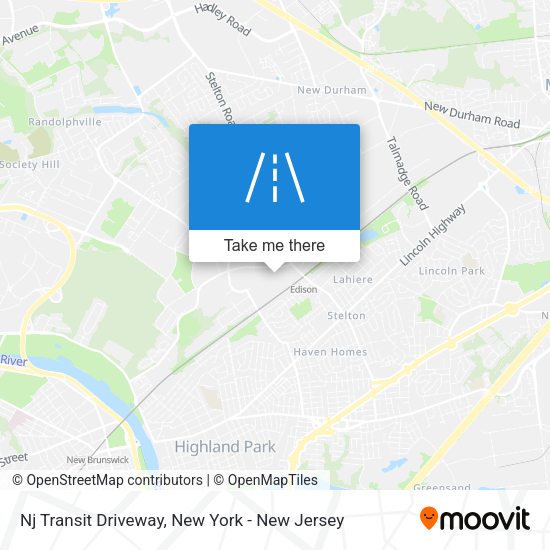 Nj Transit Driveway map