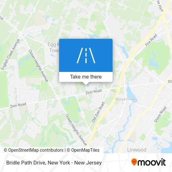 Bridle Path Drive map