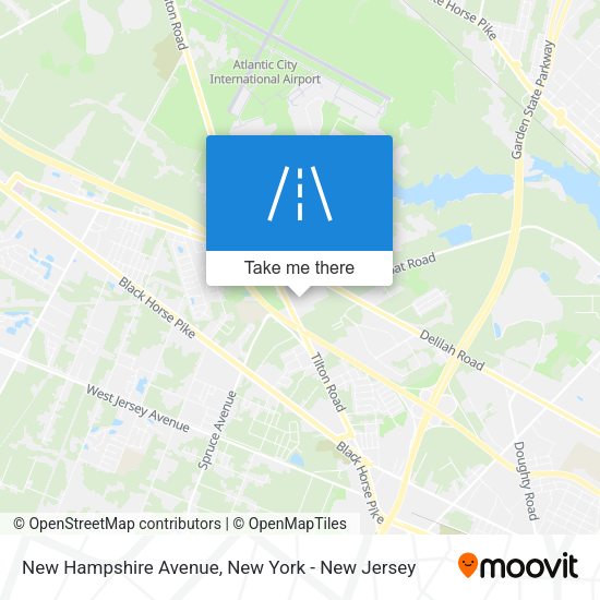 Mapa de New Hampshire Avenue