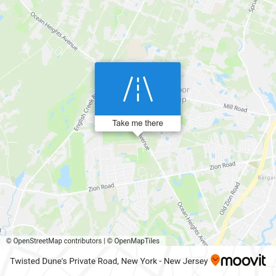 Twisted Dune's Private Road map