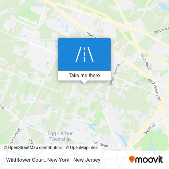 Mapa de Wildflower Court